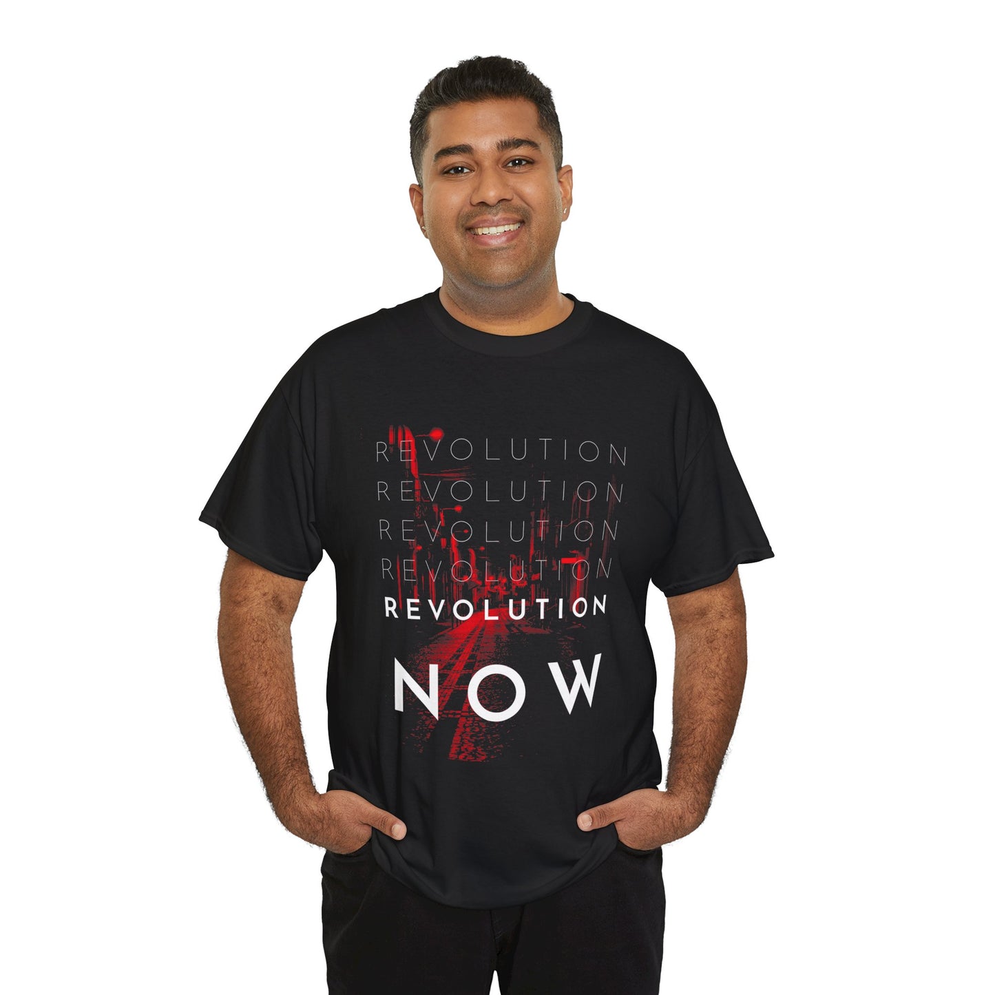 Revolution Now Graphic Tee — Bold Protest Statement T-Shirt