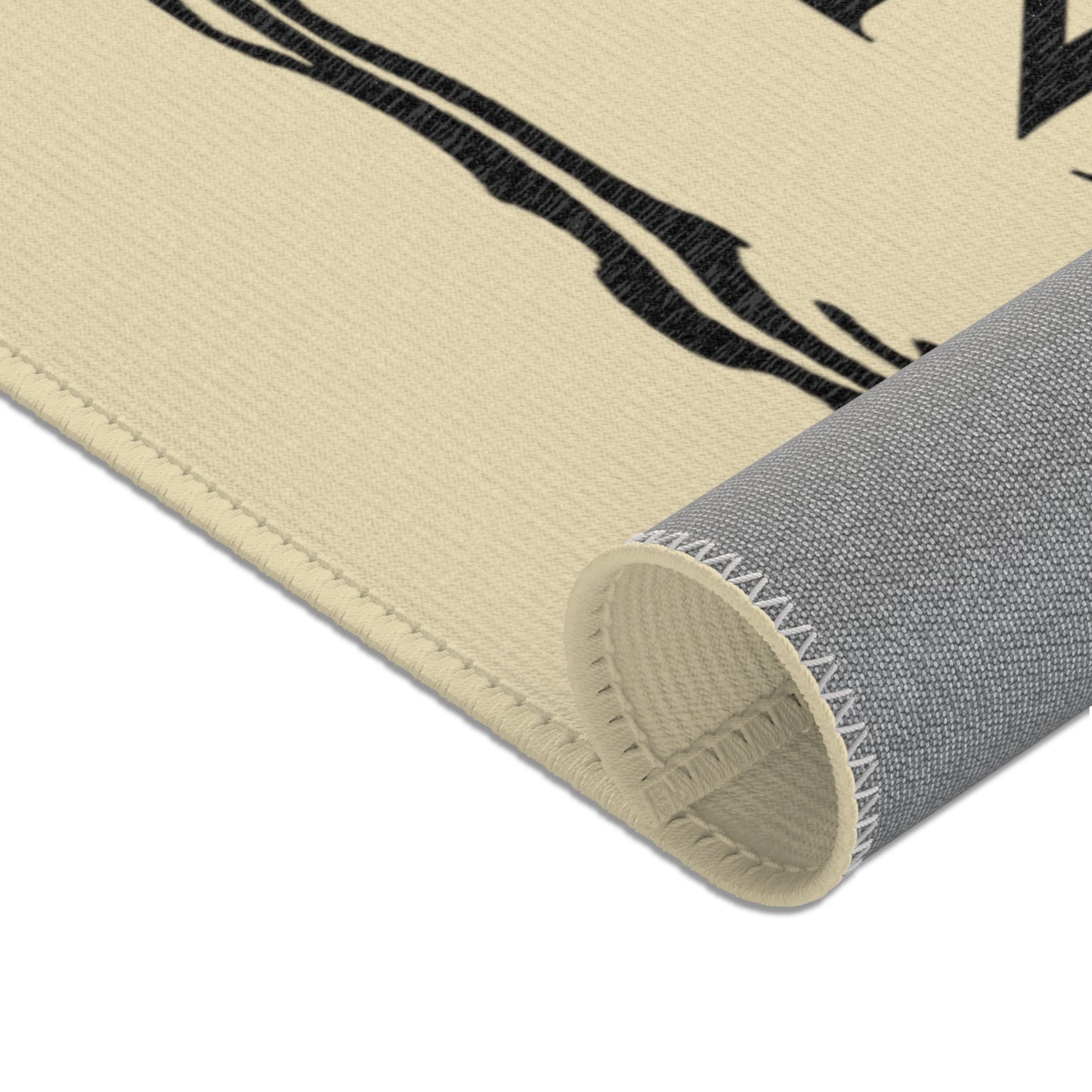 Introverting Go Away Area Rug — Funny Introvert Doormat-Style Accent Rug
