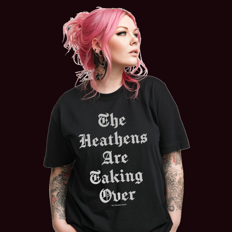 ark feminist collection image for Women Are Angry, featuring bold statement apparel and unapologetic designs from The Warning Chapter.