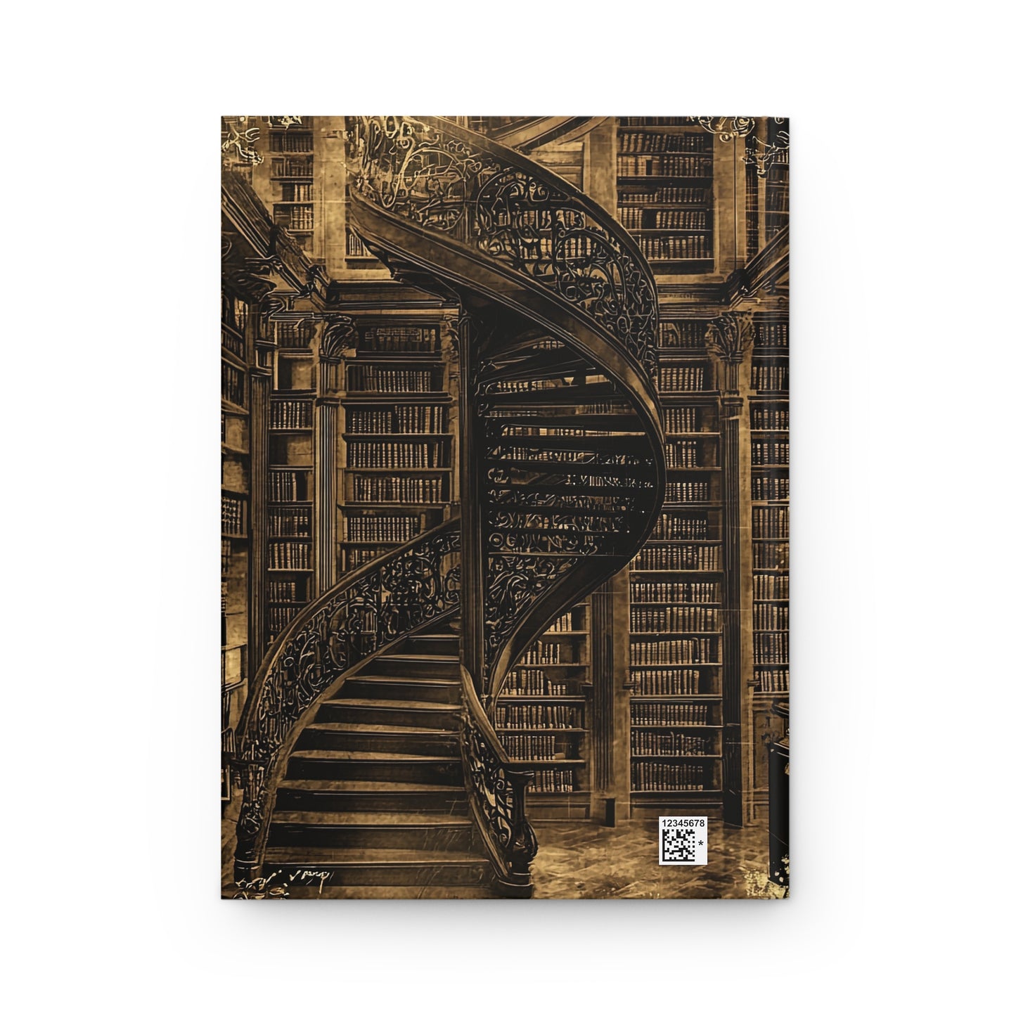 Vintage Black Cat Hardcover Journal