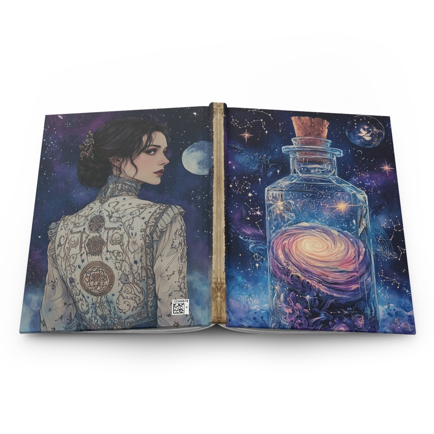 Celestial Bottle Hardcover Journal