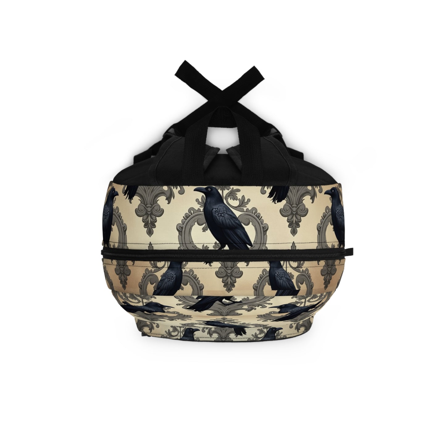 Gothic Raven Damask Backpack