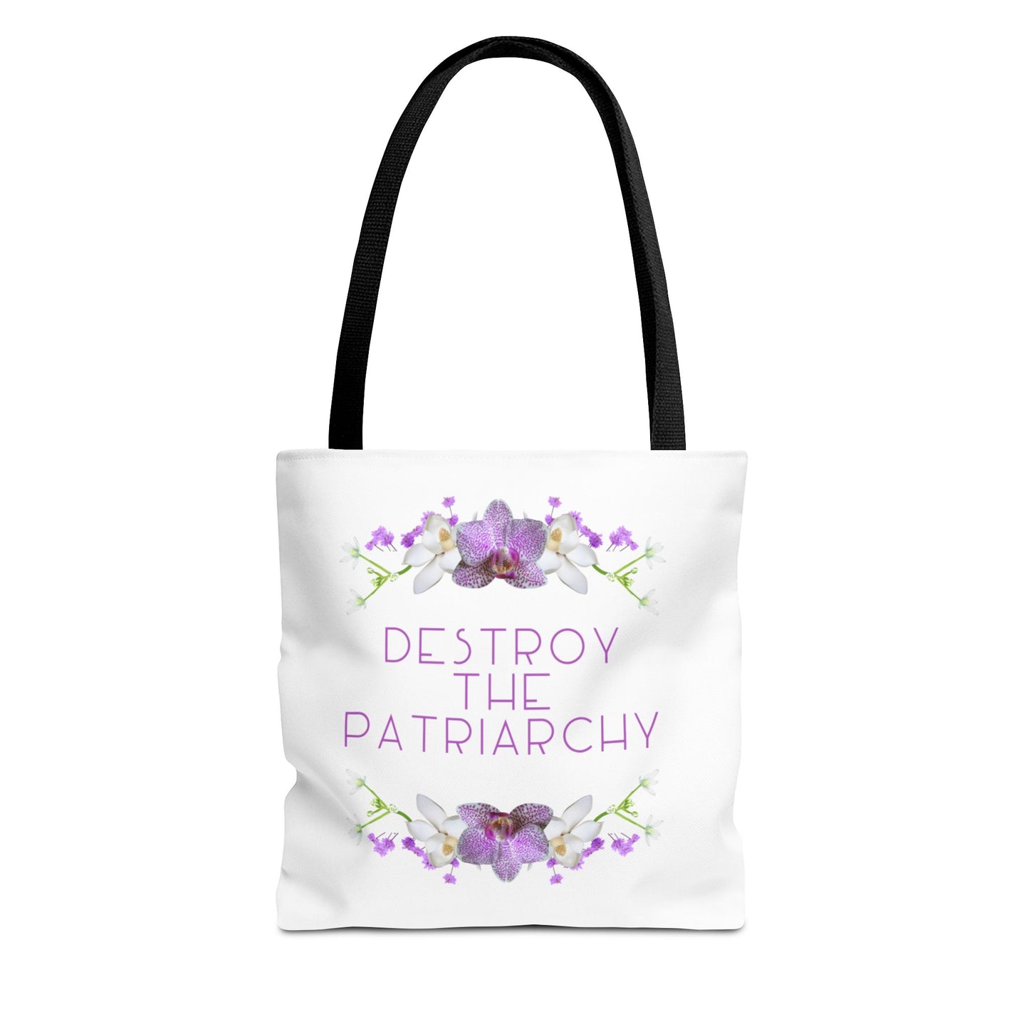Destroy the Patriarchy Floral Tote
