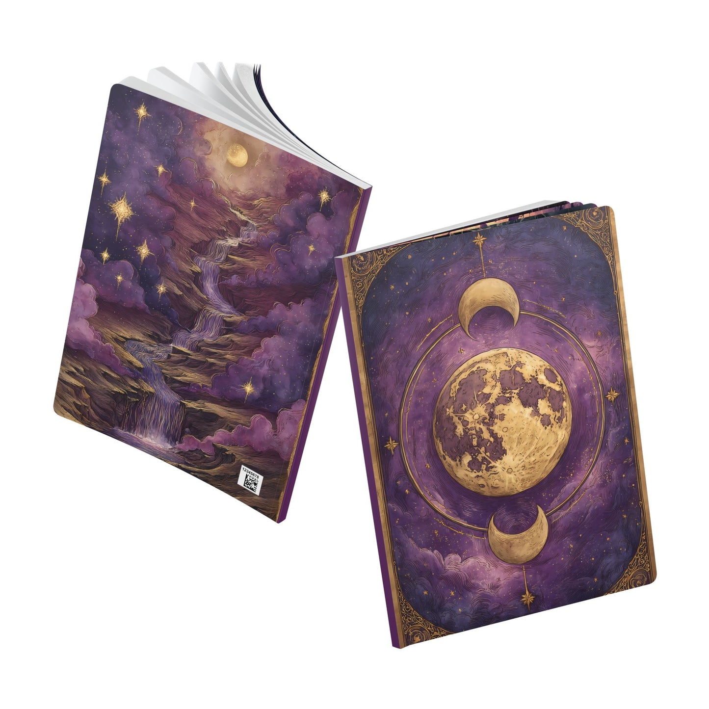Celestial Purple Softcover Notebook