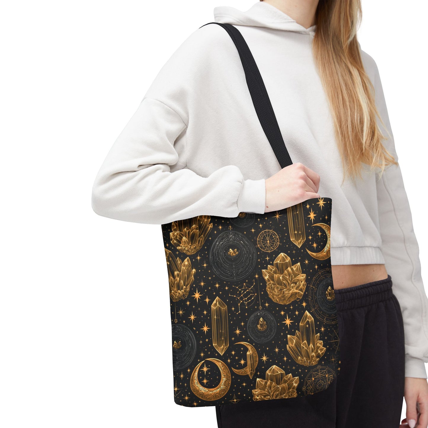 Mystic Gold Crystal Tote