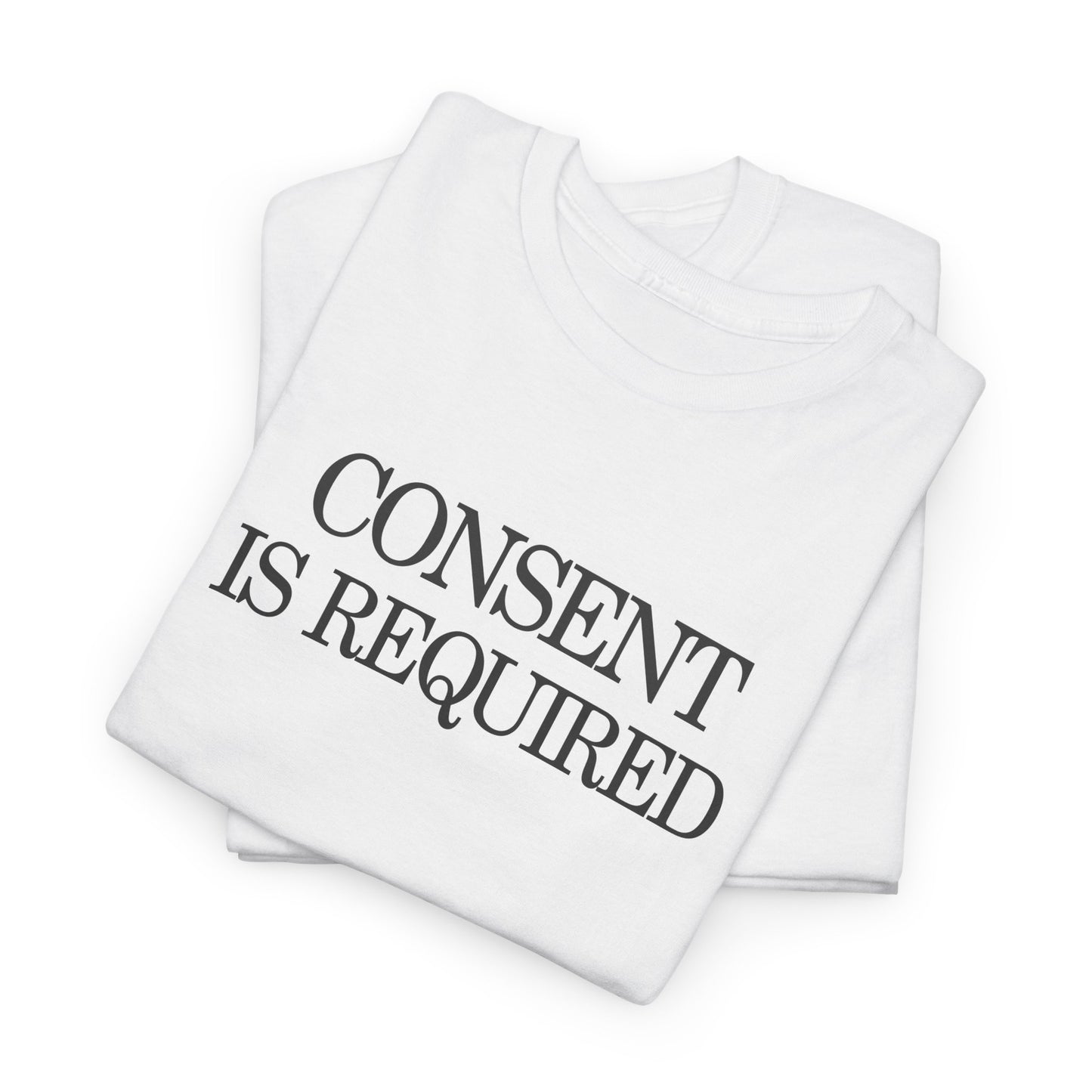 Consent Is Required T-Shirt — “Not Optional” Awareness Tee