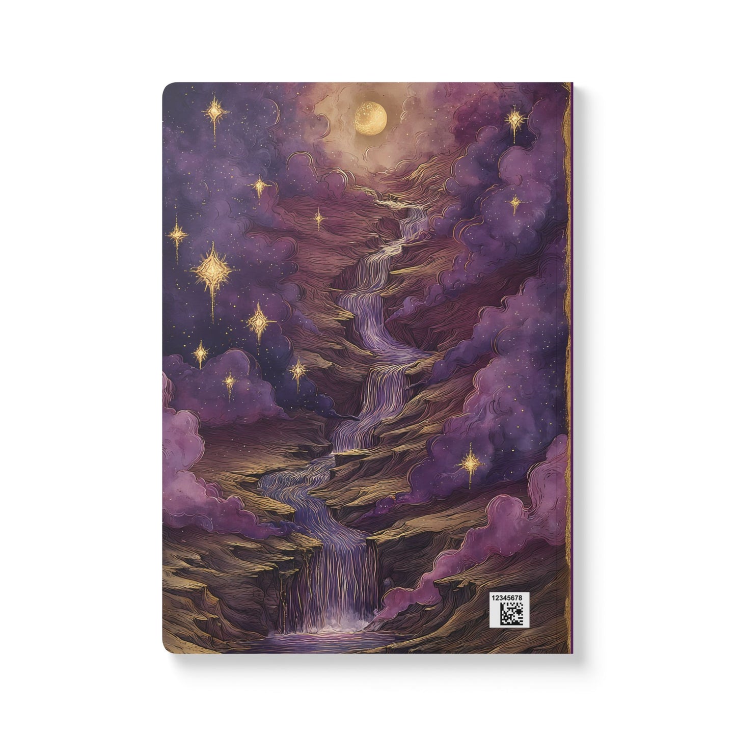 Celestial Purple Softcover Notebook