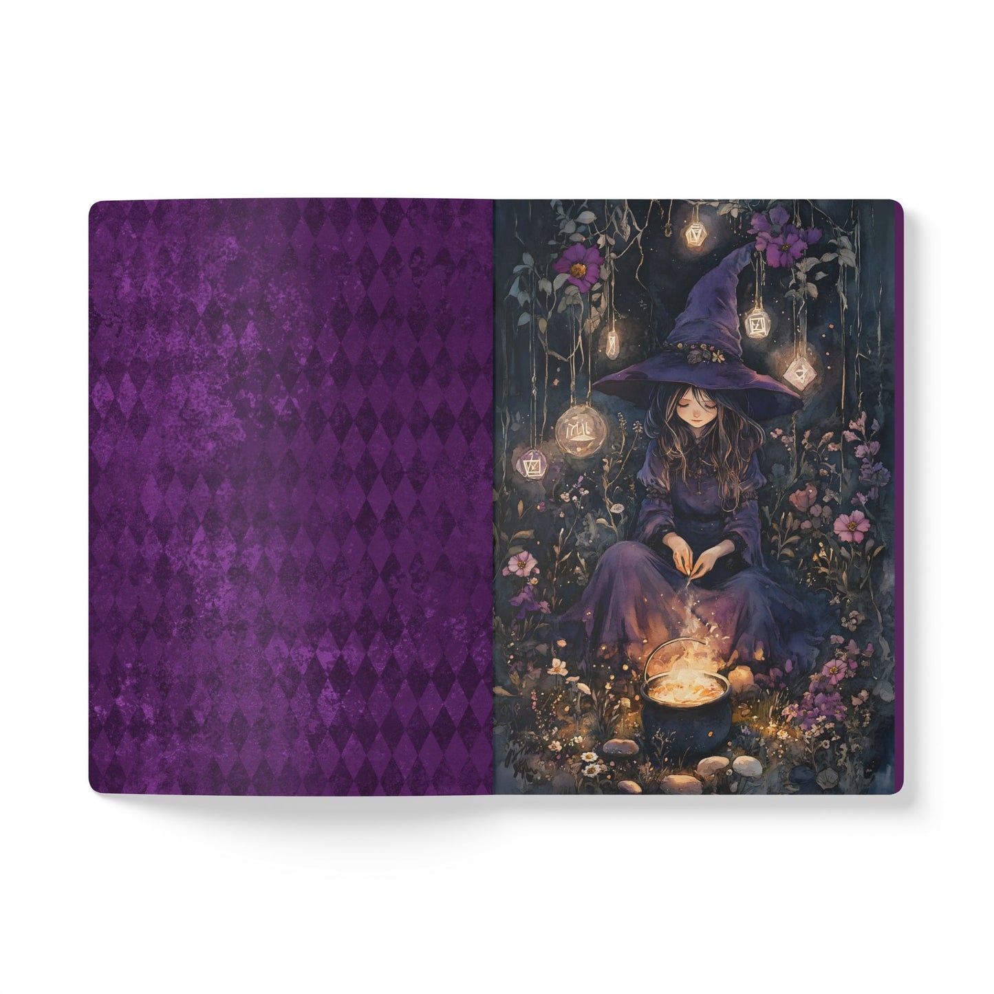 Celestial Purple Softcover Notebook