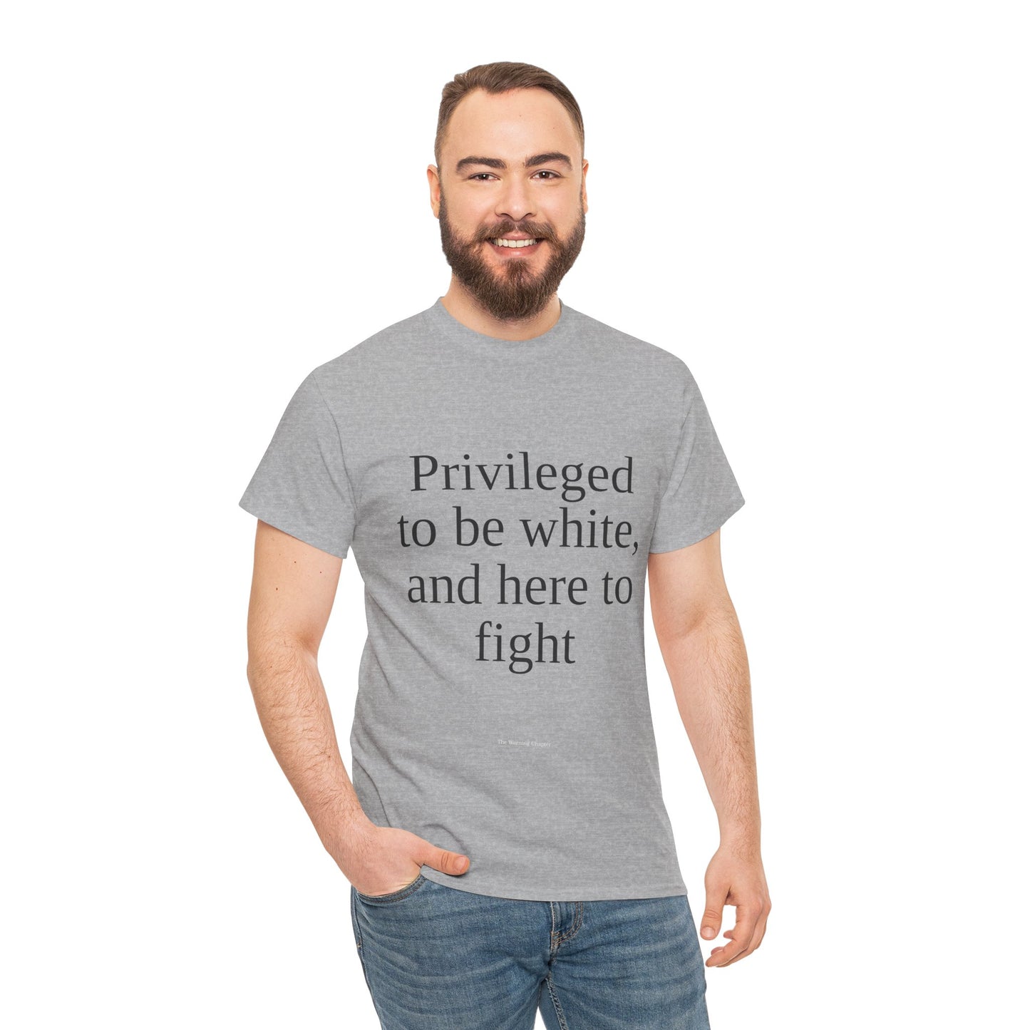 Privileged to be white, and here to fight