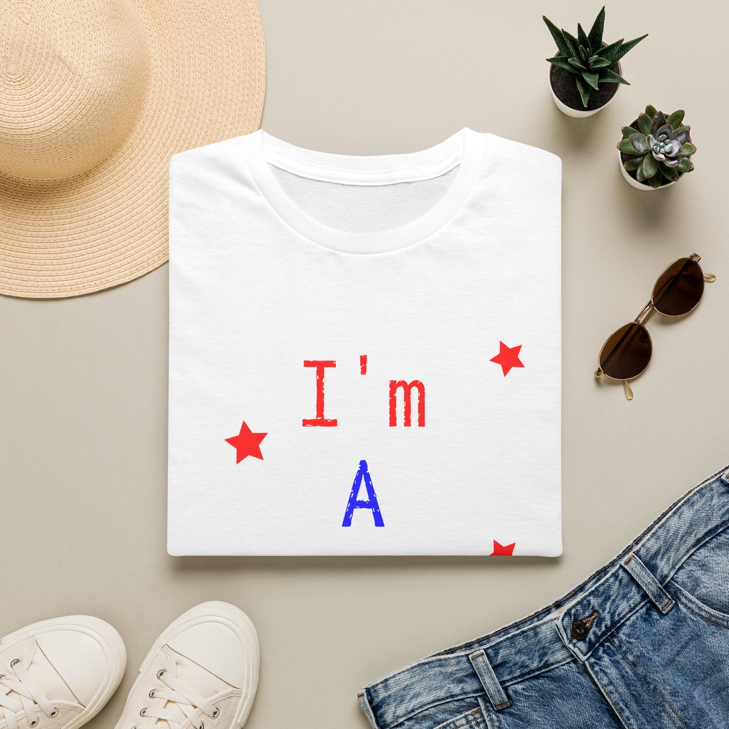 I'm A Great American T-Shirt Clean Version — Patriotic 4th of July Tee