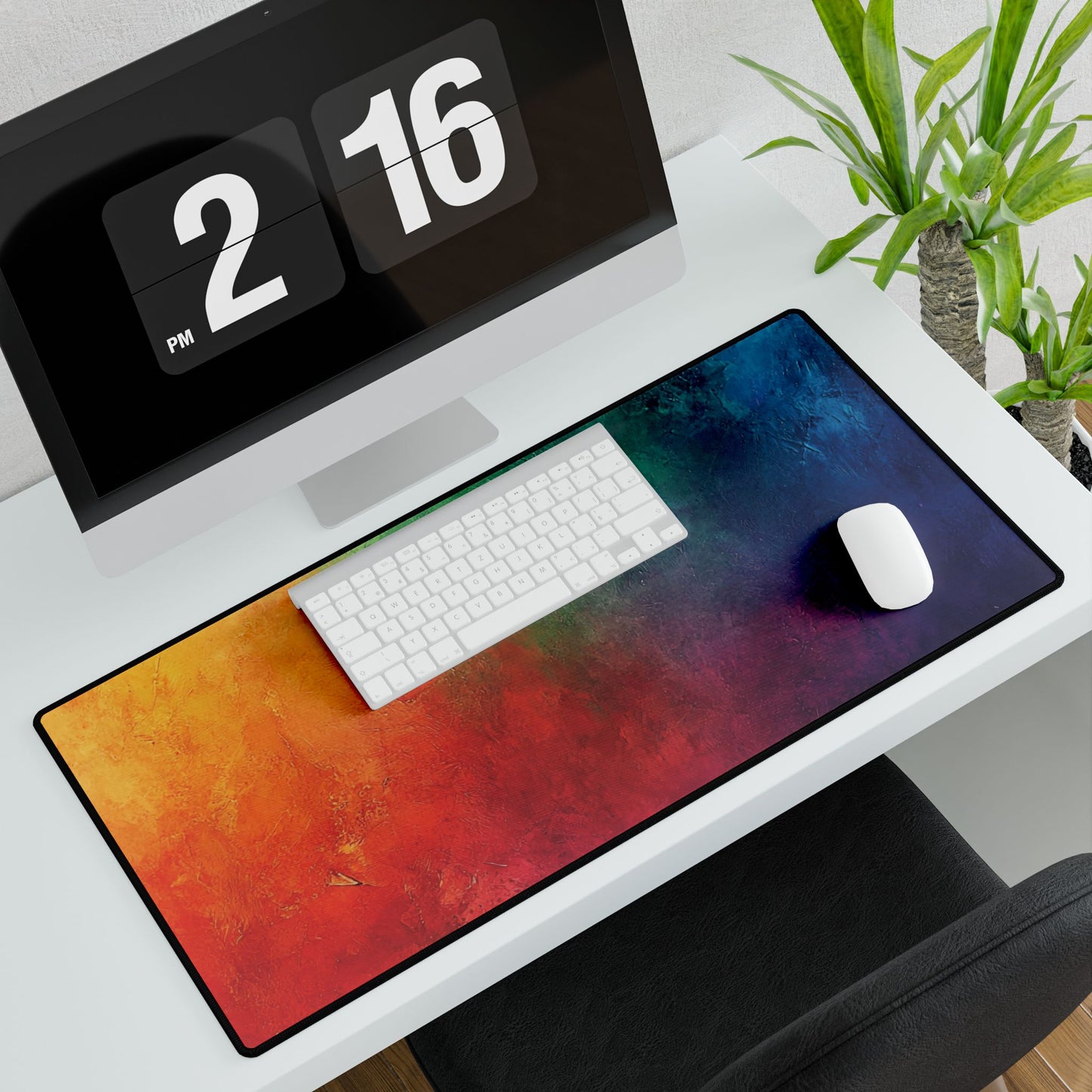 Rainbow Gradient Large Desk Mat