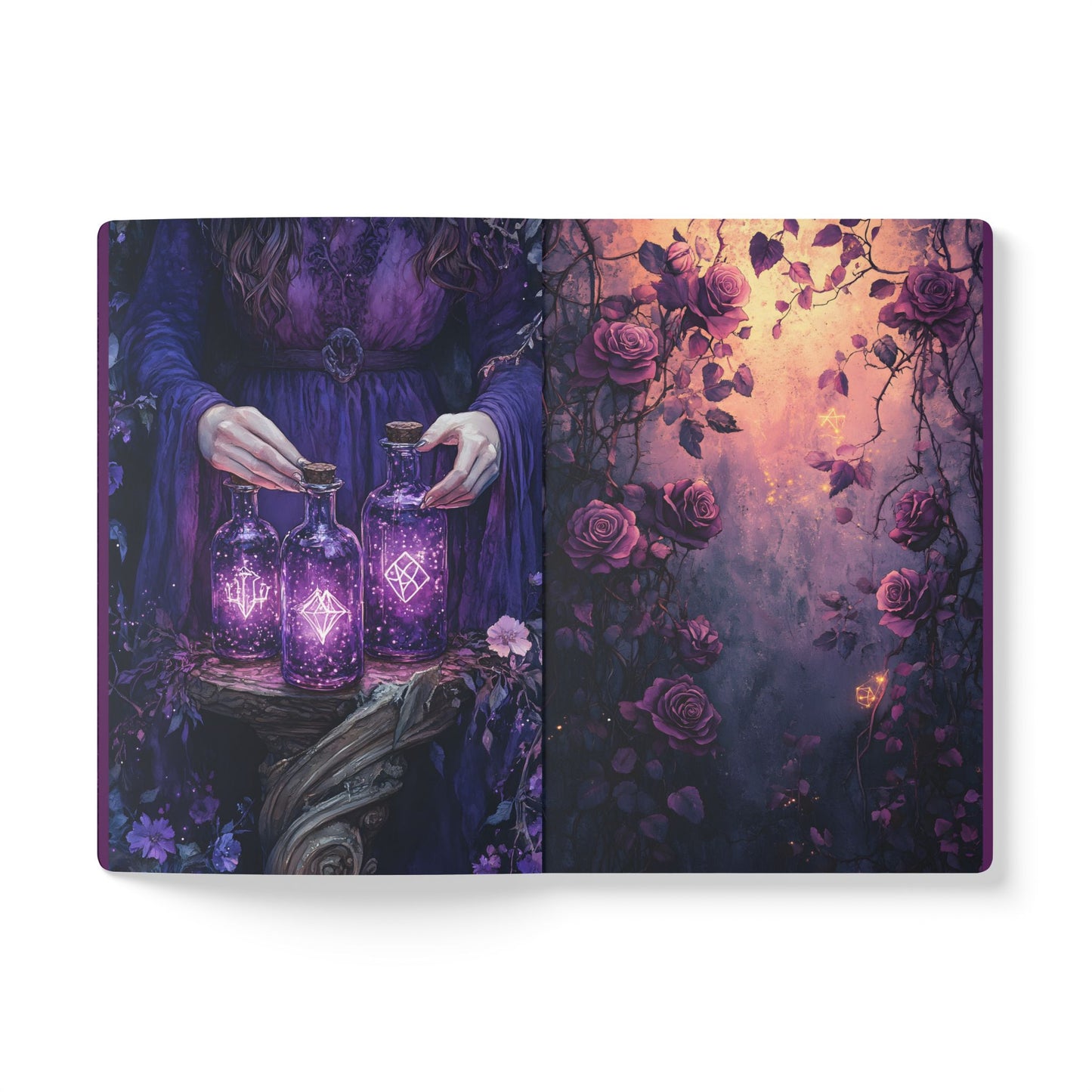 Celestial Purple Softcover Notebook