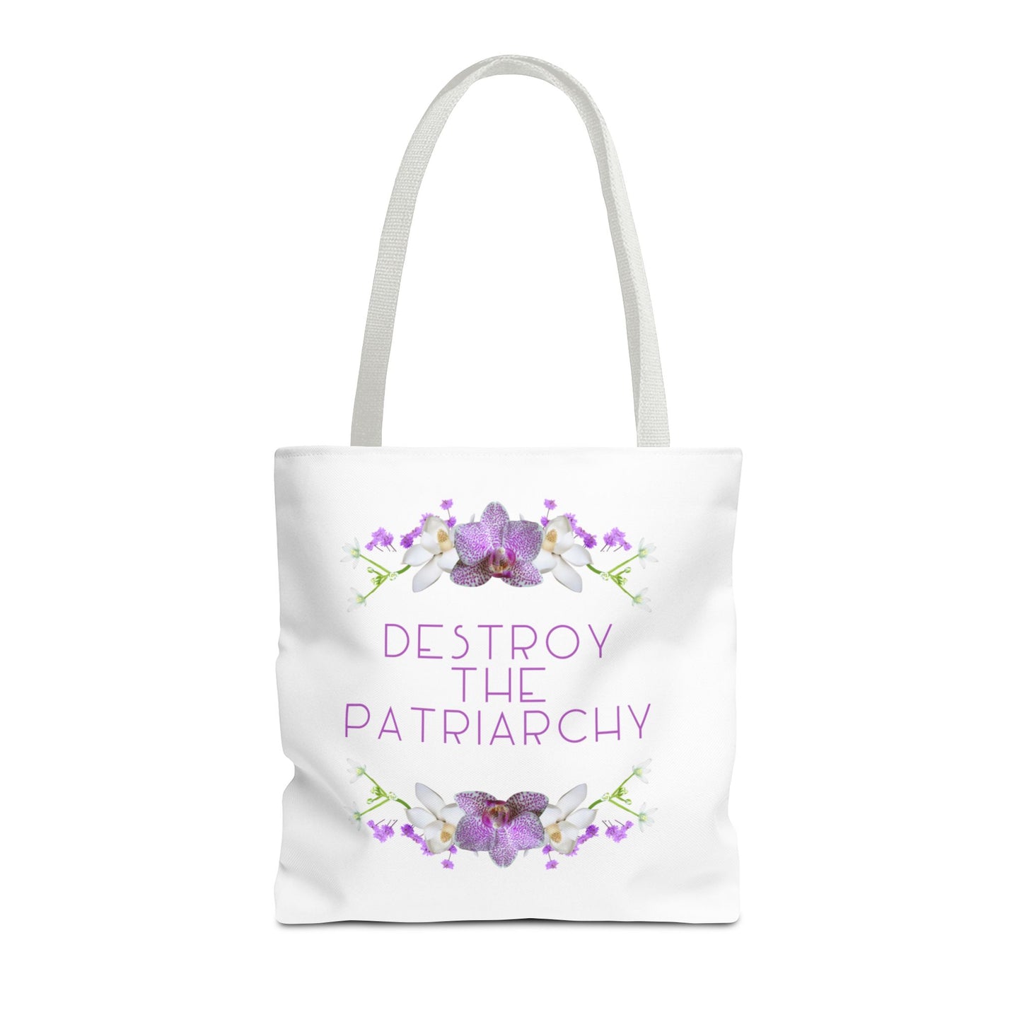 Destroy the Patriarchy Floral Tote