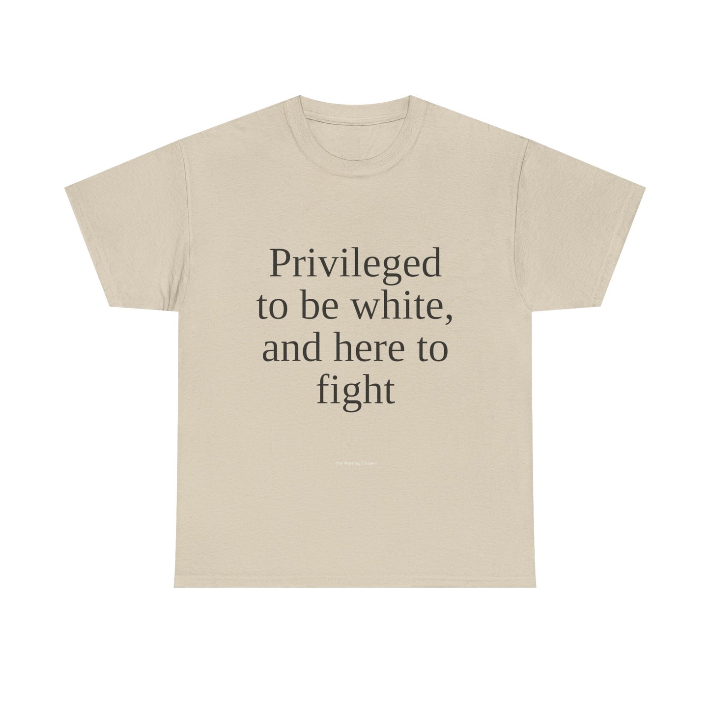 Privileged to be white, and here to fight