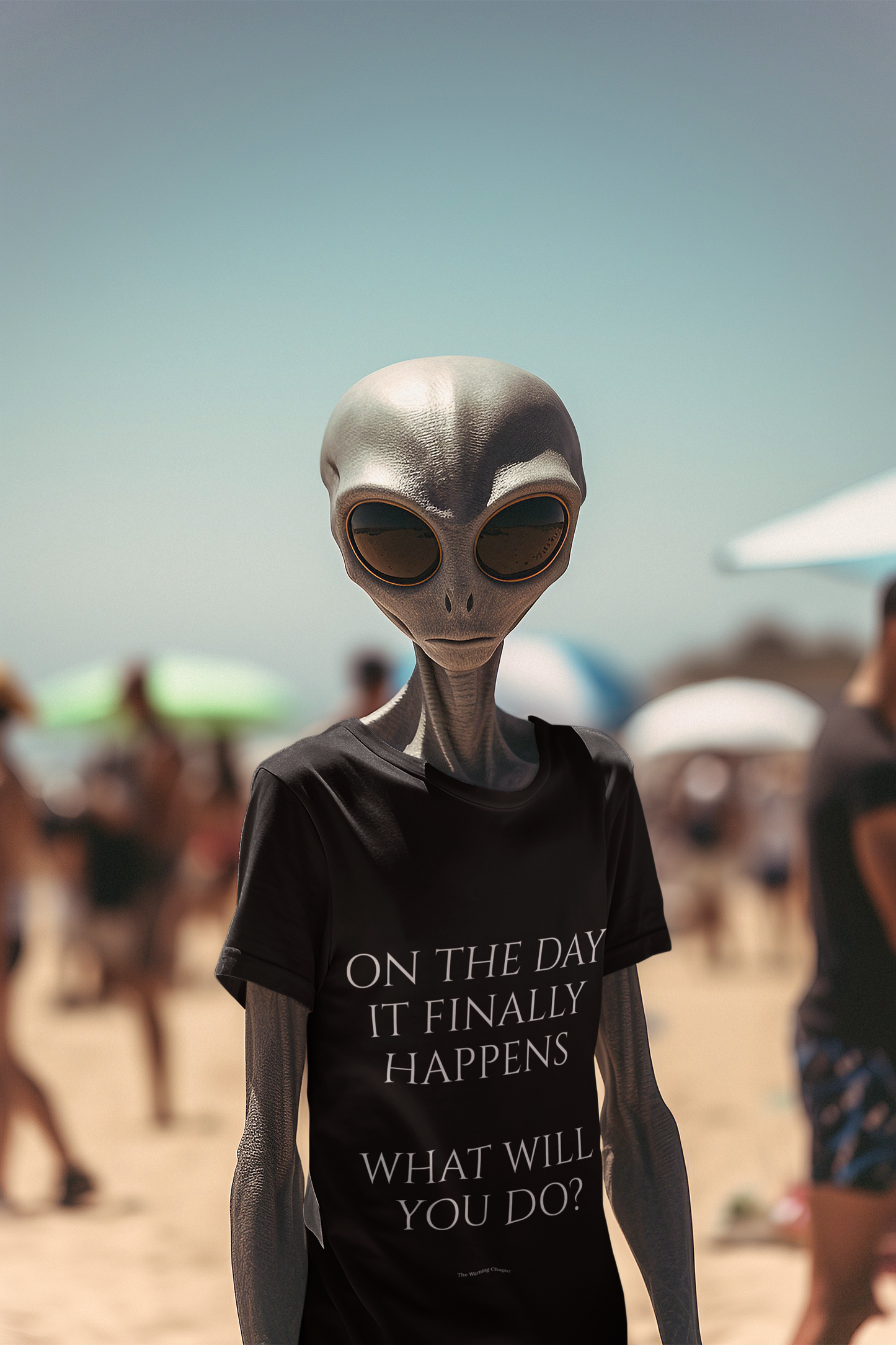 Motivational Quote Tee — "On the Day It Finally Happens, What Will You Do?"