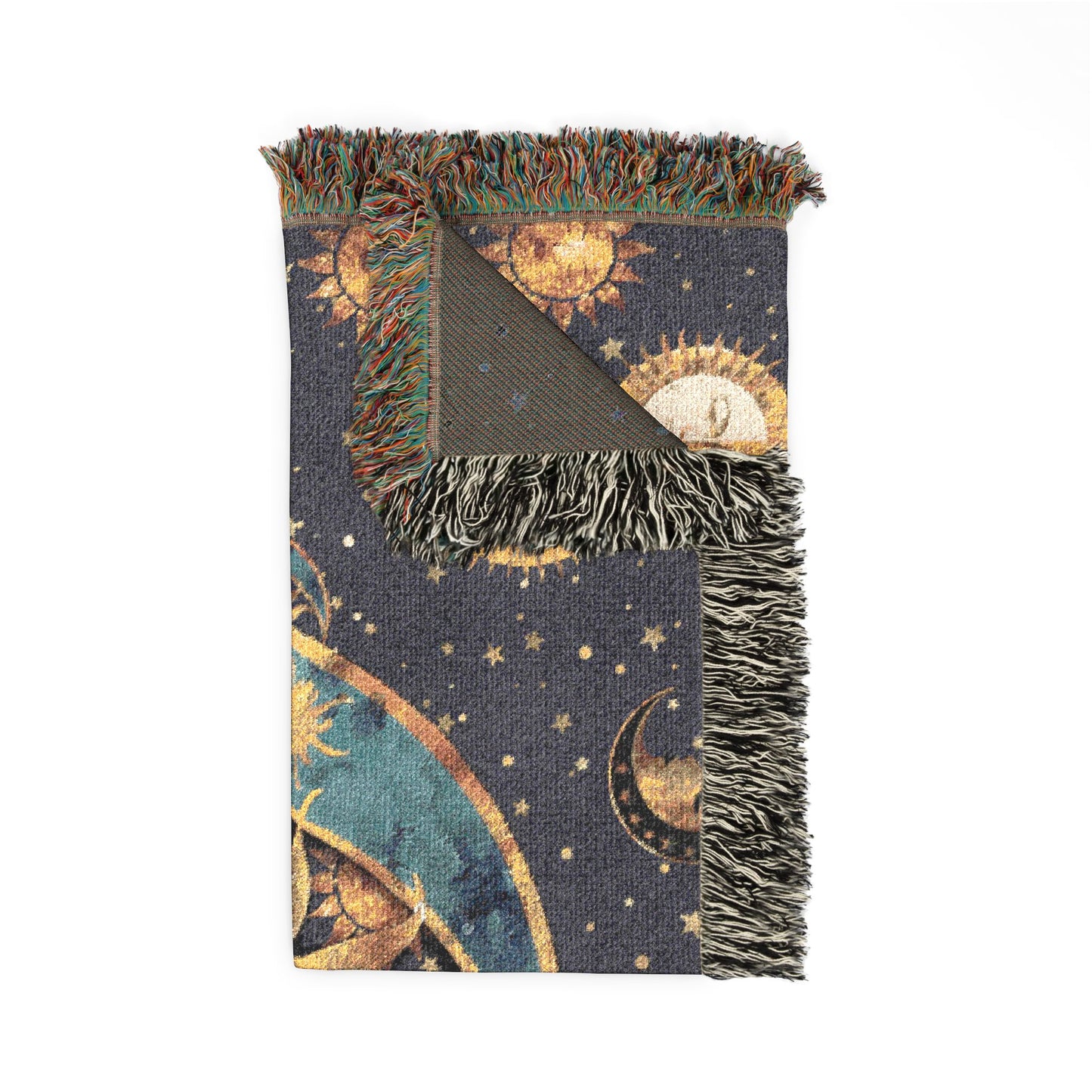 Woven Celestial Blanket Sun & Moon