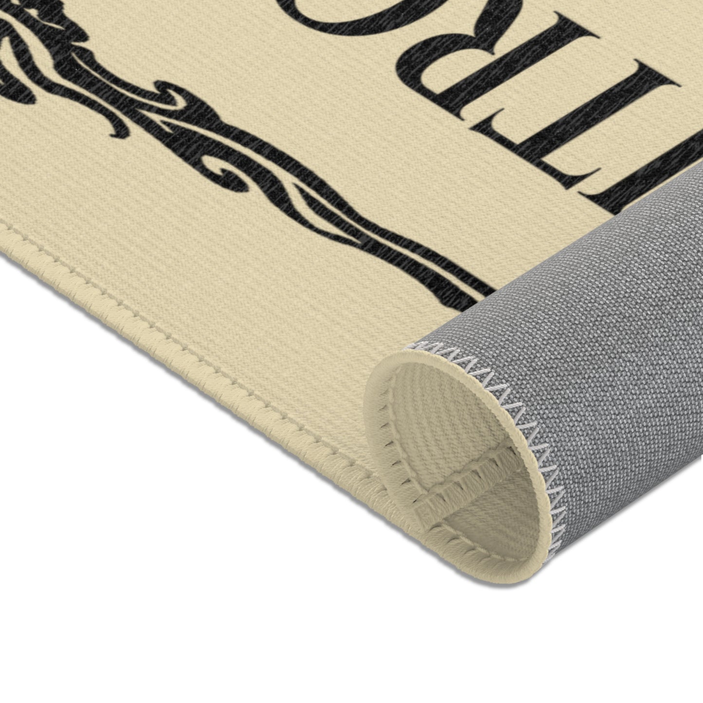 Introverting Go Away Area Rug — Funny Introvert Doormat-Style Accent Rug