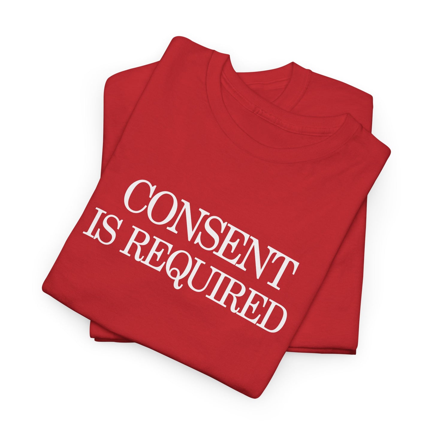 Consent Is Required T-Shirt — “Not Optional” Awareness Tee