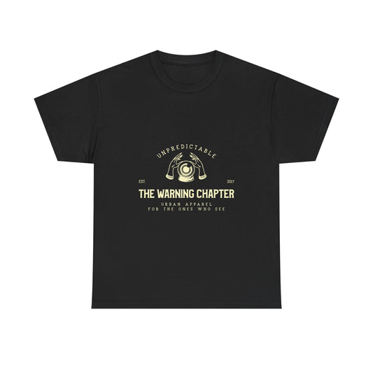 The Warning Chapter Tee — Unpredictable Eye Graphic Shirt