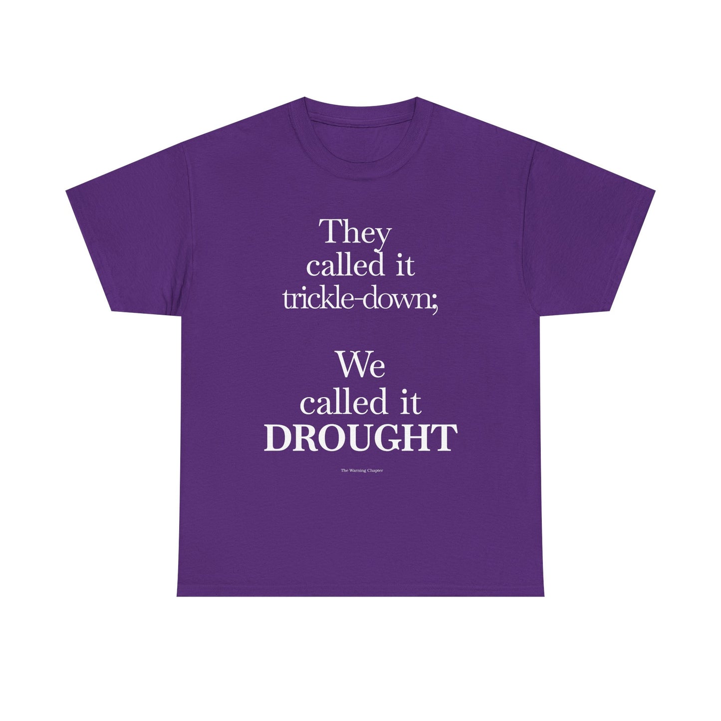 We called it drought