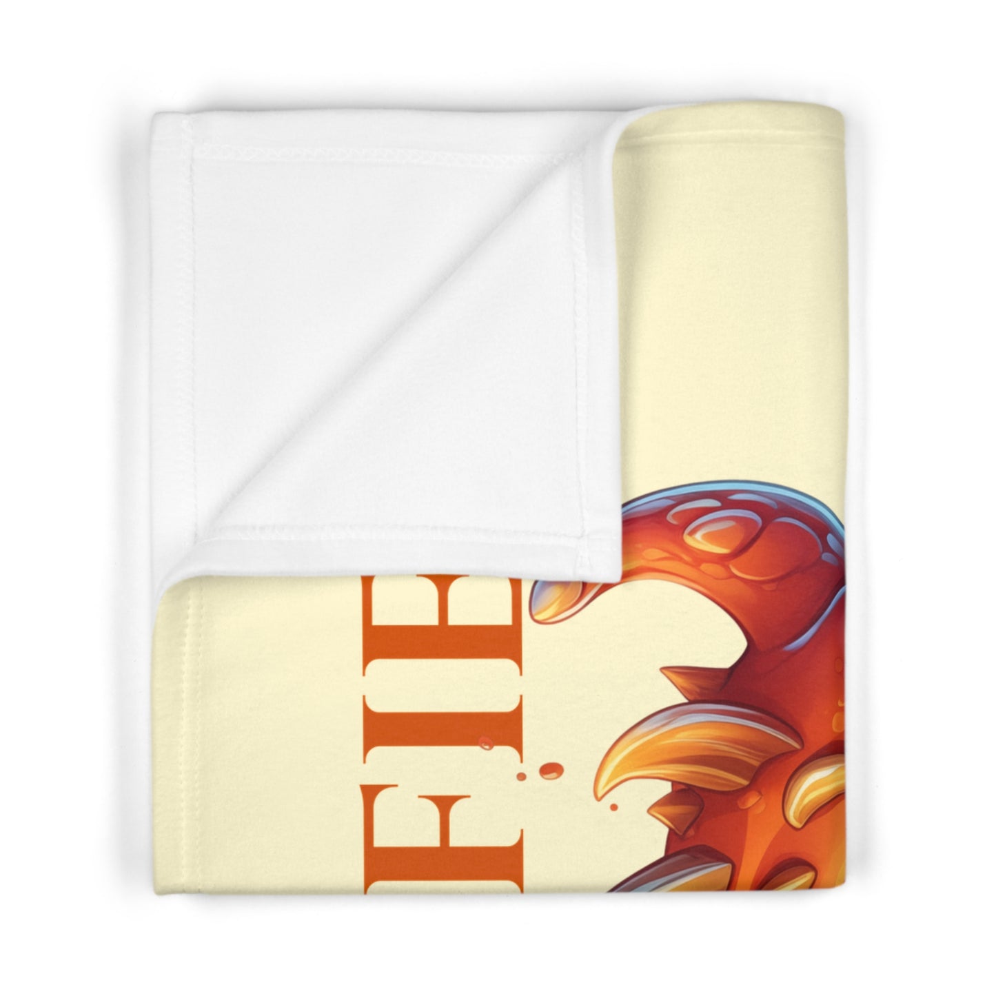 A Lil’ Fiery Baby Dragon Blanket