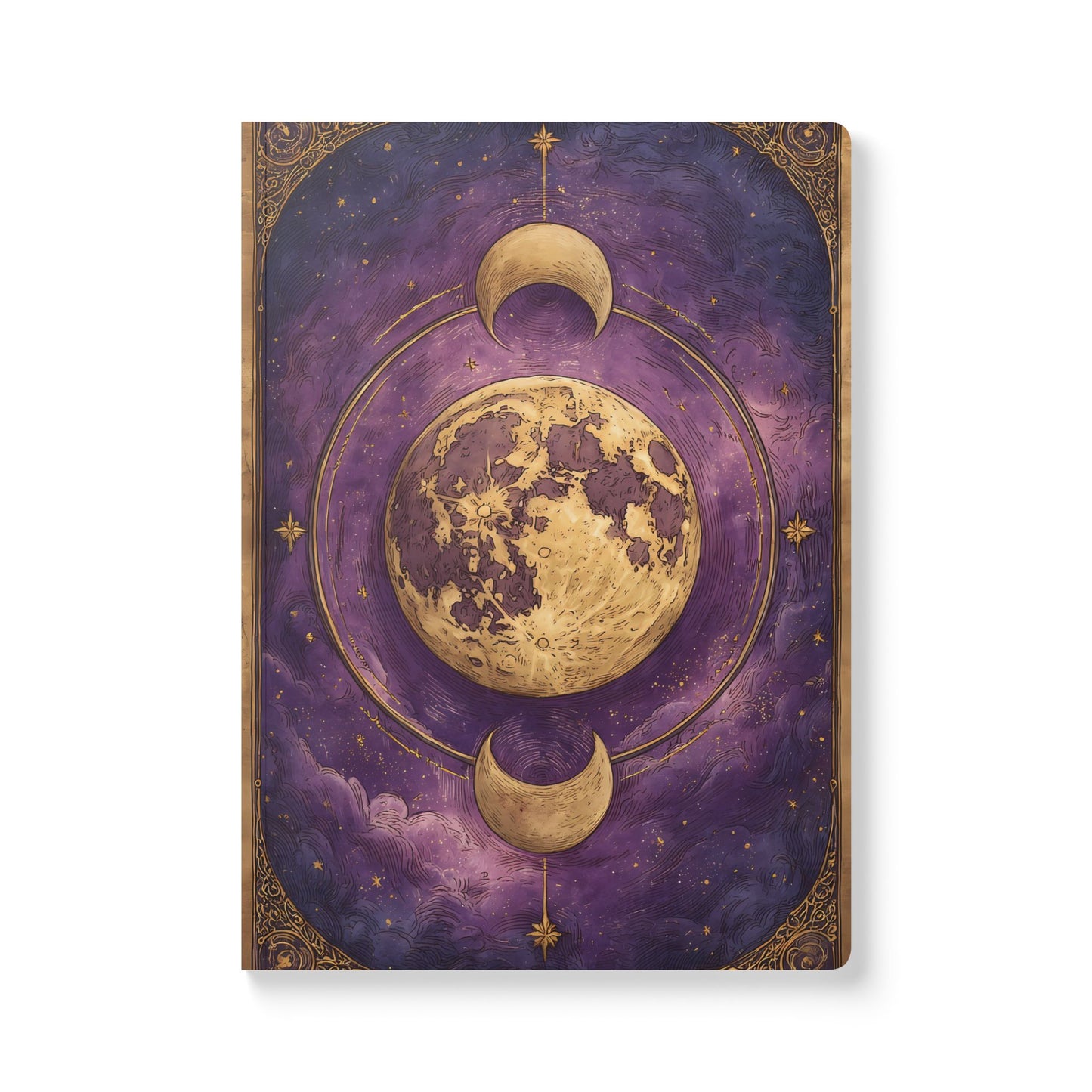 Celestial Purple Softcover Notebook