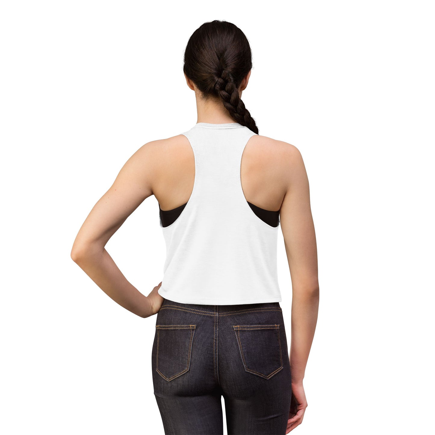 Women's Crop Top — "Pay Minimum Get Minimum" Graphic Tank Top