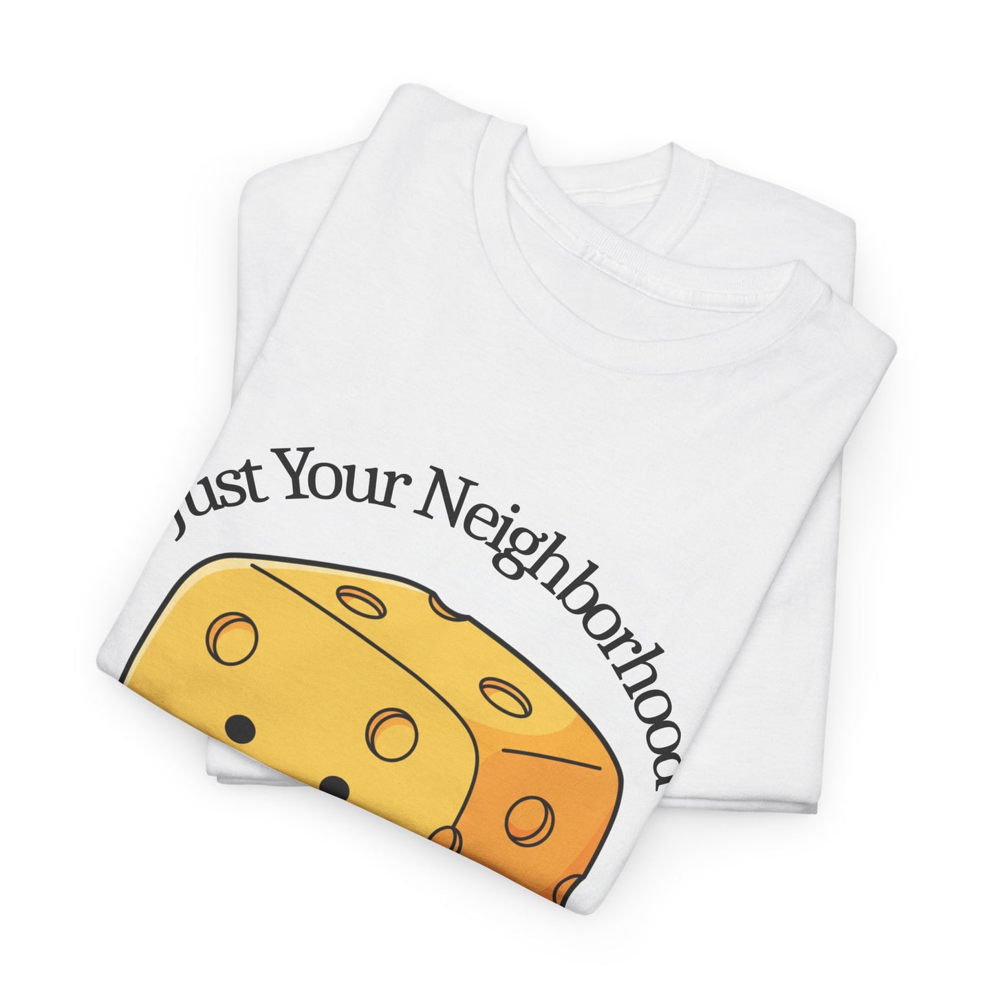 Just Your Neighborhood "Cheese Dealer" T-Shirt — Cute Kawaii Cheese Graphic Tee