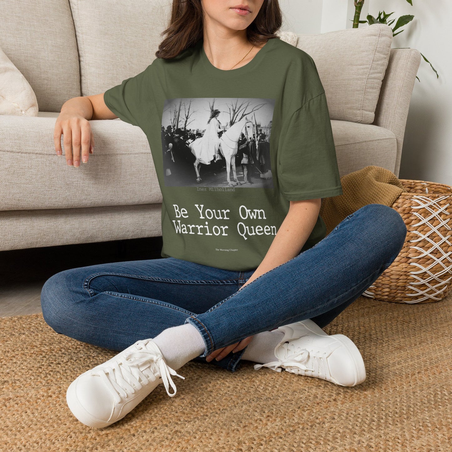 Warrior Queen T-Shirt — "Be Your Own Warrior Queen" Inez Milholland Inspiration