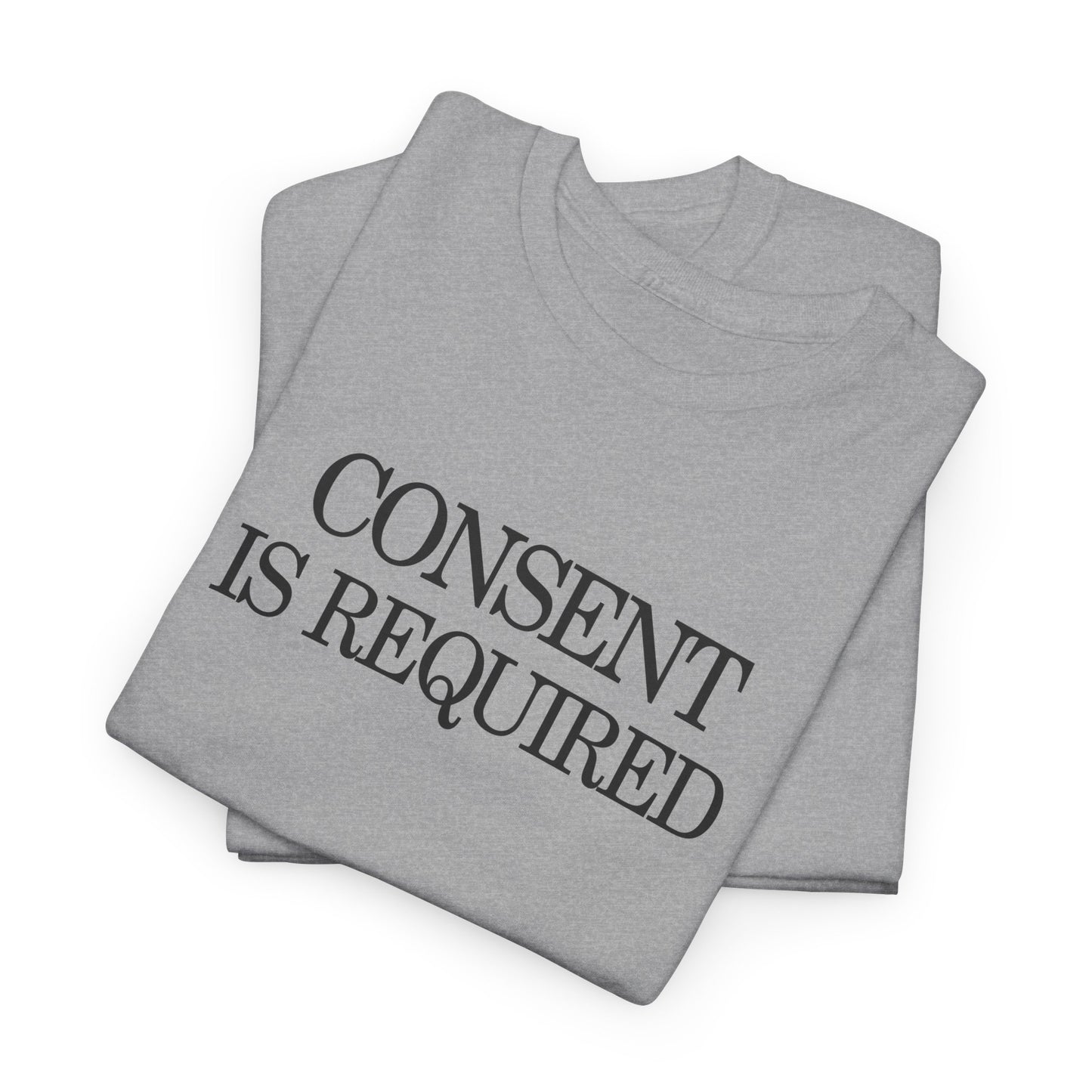 Consent Is Required T-Shirt — “Not Optional” Awareness Tee