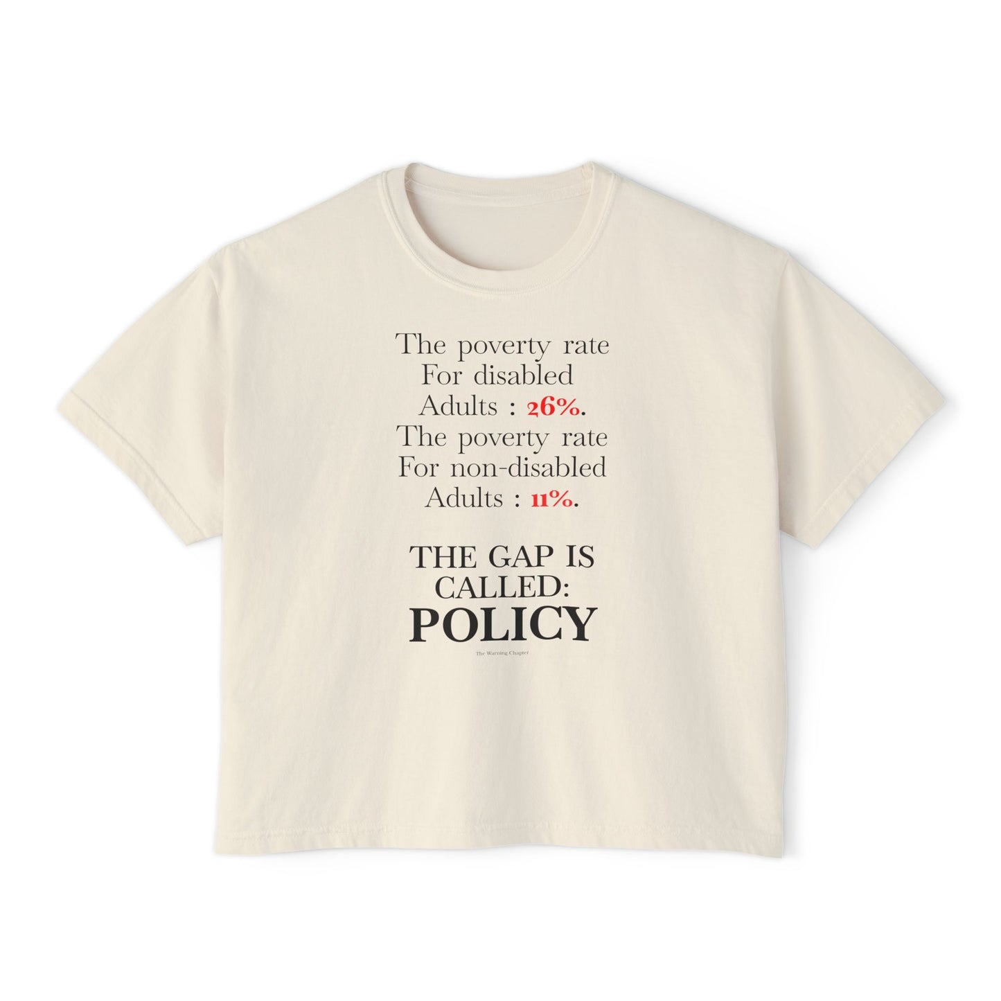 The Gap Is Called: Policy
