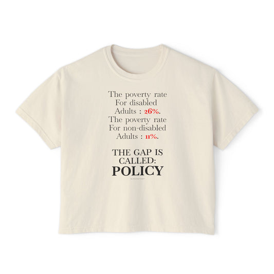 The Gap Is Called: Policy