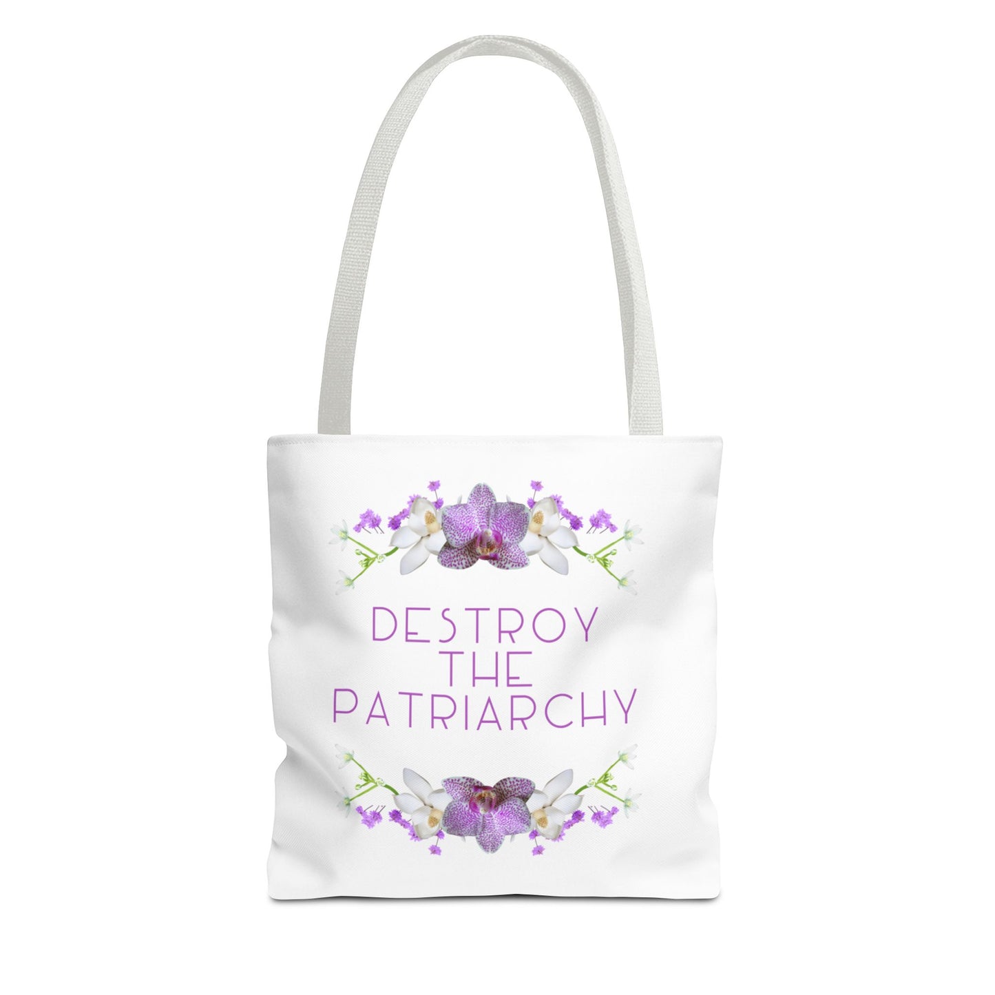 Destroy the Patriarchy Floral Tote