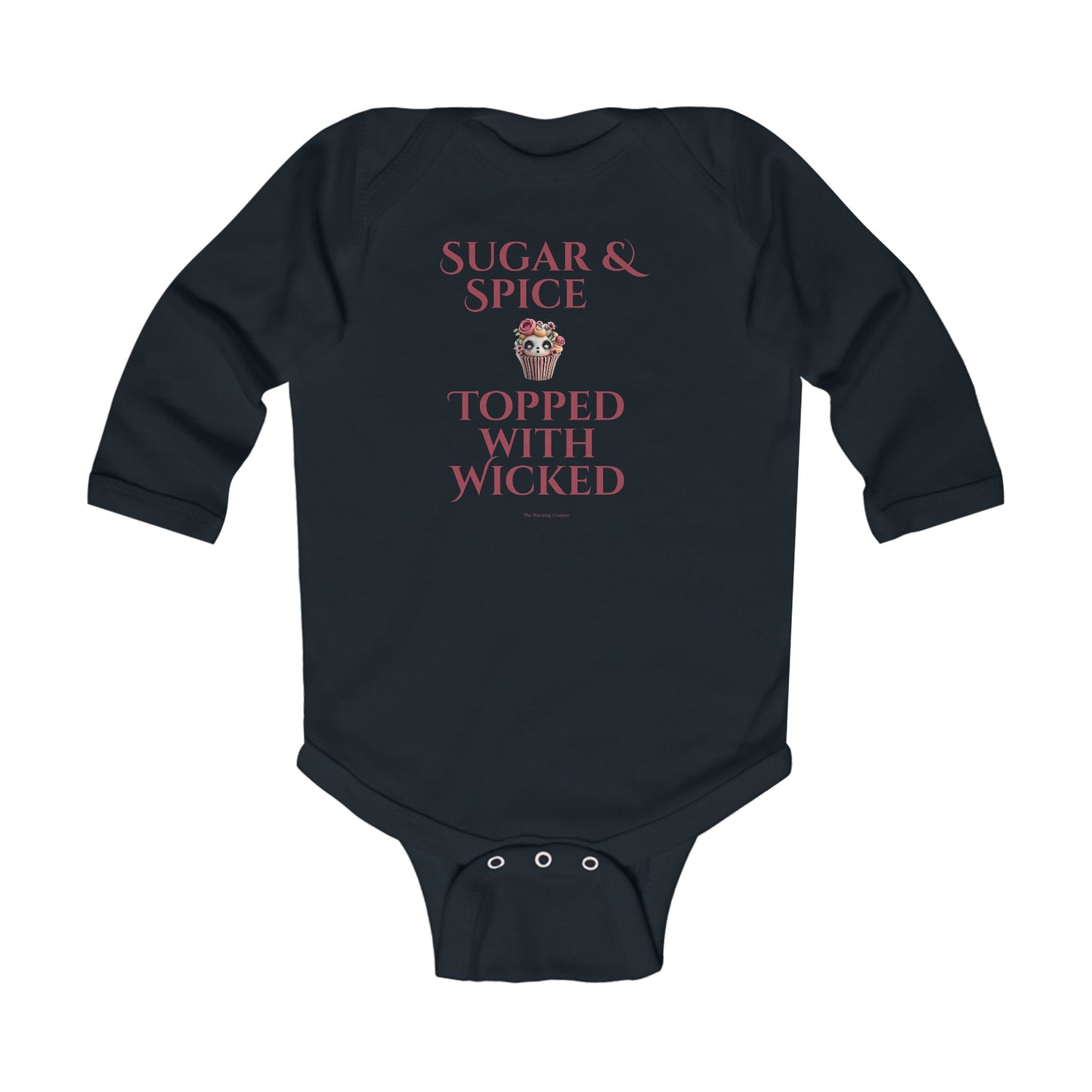 "Sugar & Spice Topped With Wicked" Baby Onesie