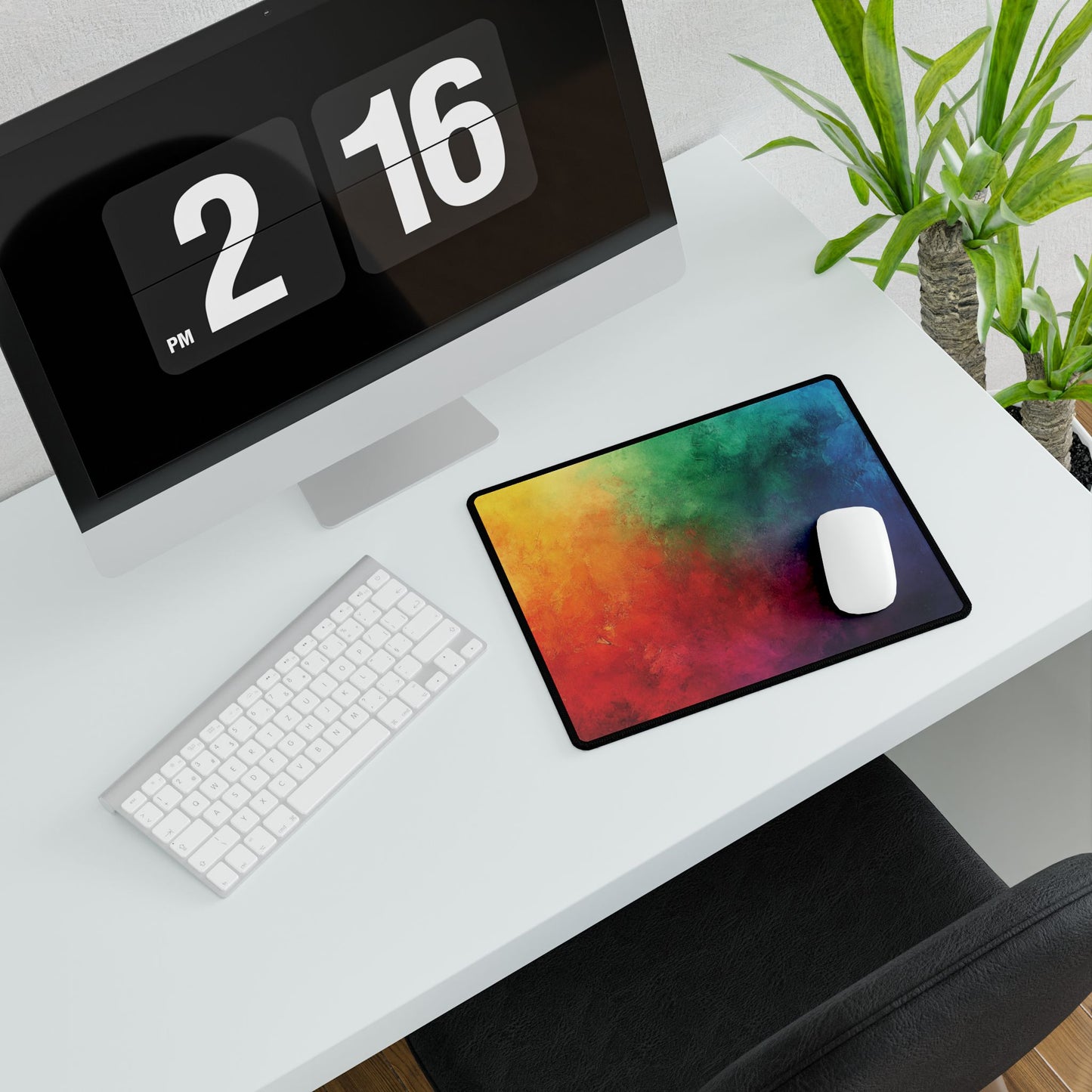 Rainbow Gradient Large Desk Mat