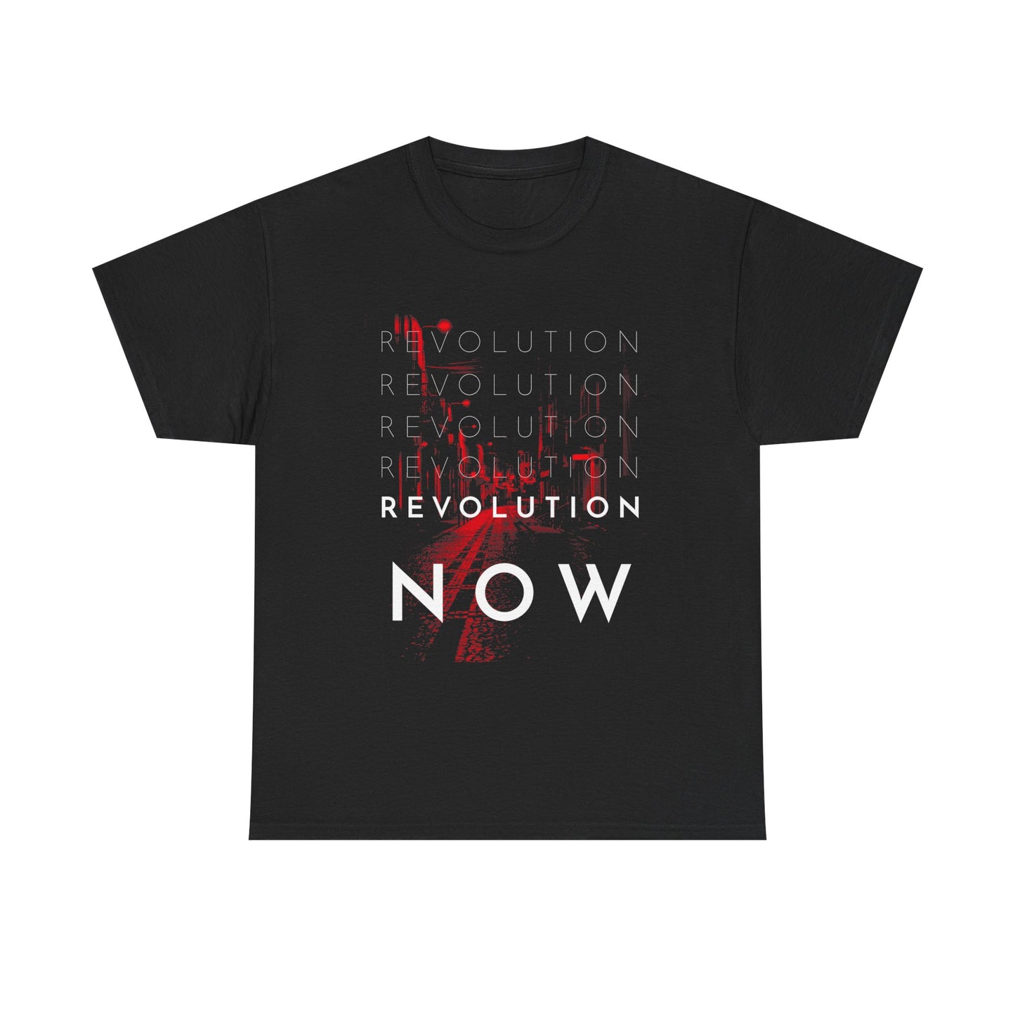 Revolution Now Graphic Tee — Bold Protest Statement T-Shirt