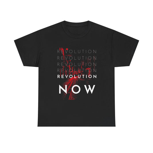 Revolution Now Graphic Tee — Bold Protest Statement T-Shirt