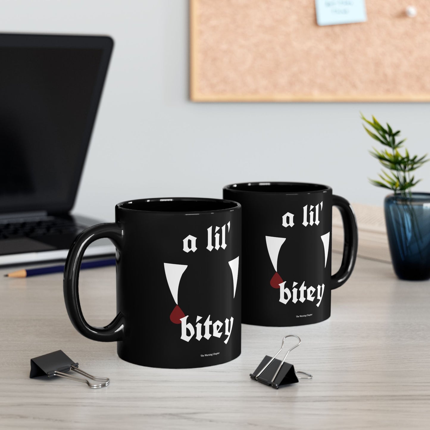 A Lil’ Bitey Gothic Vampire Mug | Spooky New Parent Gift