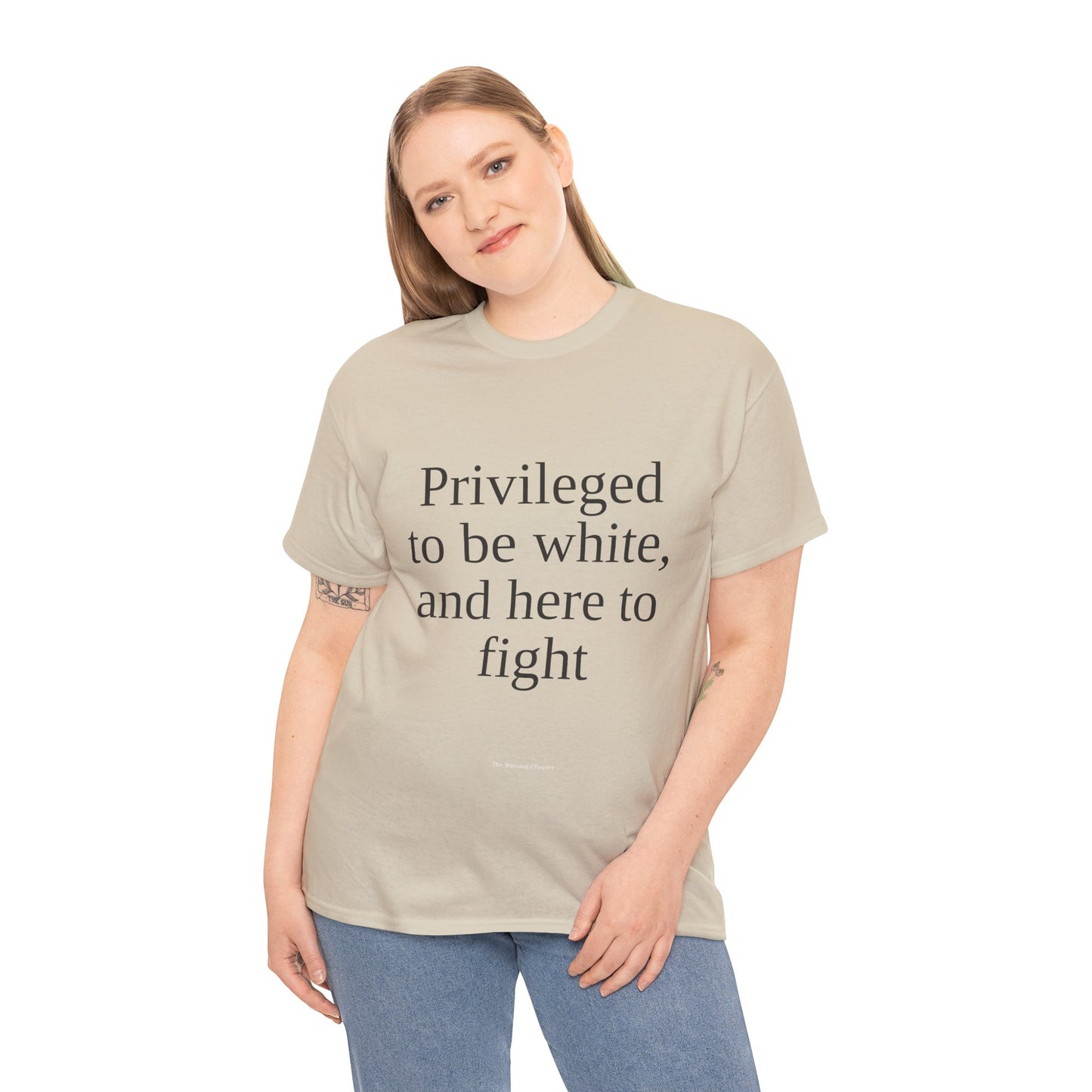 Privileged to be white, and here to fight