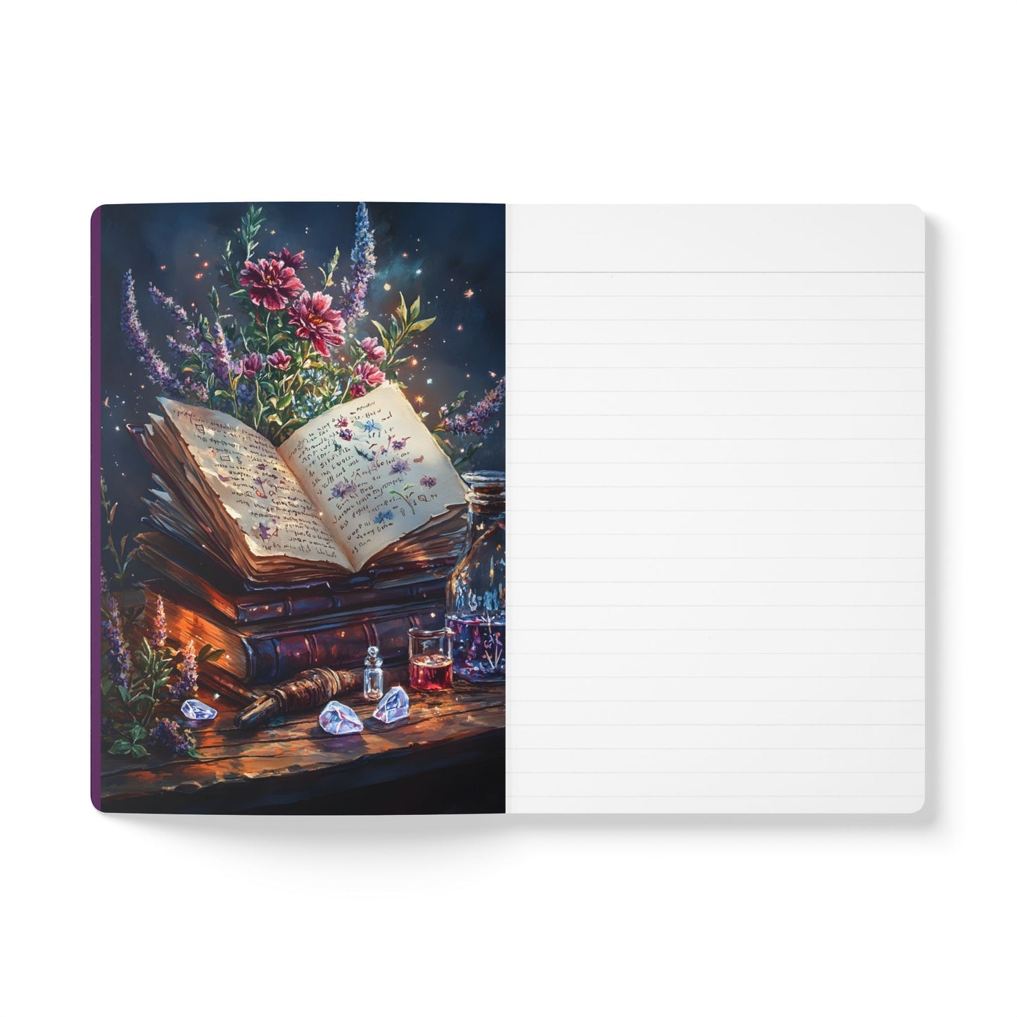Celestial Purple Softcover Notebook