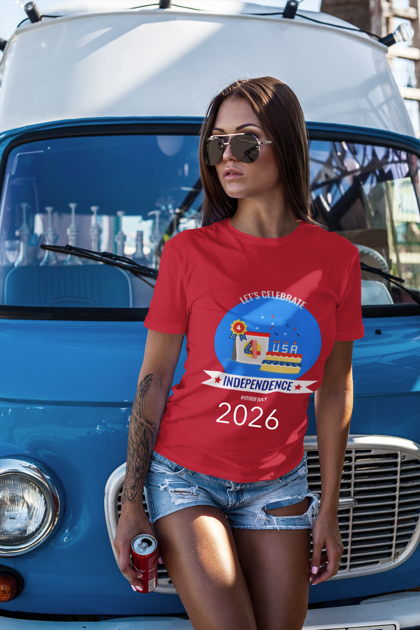 July 4th Cake Unisex Julyt 4th Patriotic T-Shirt